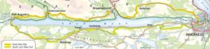 Loch Ness 360 Trail route map