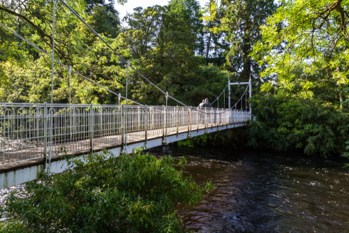A bridge connecting Ness islands