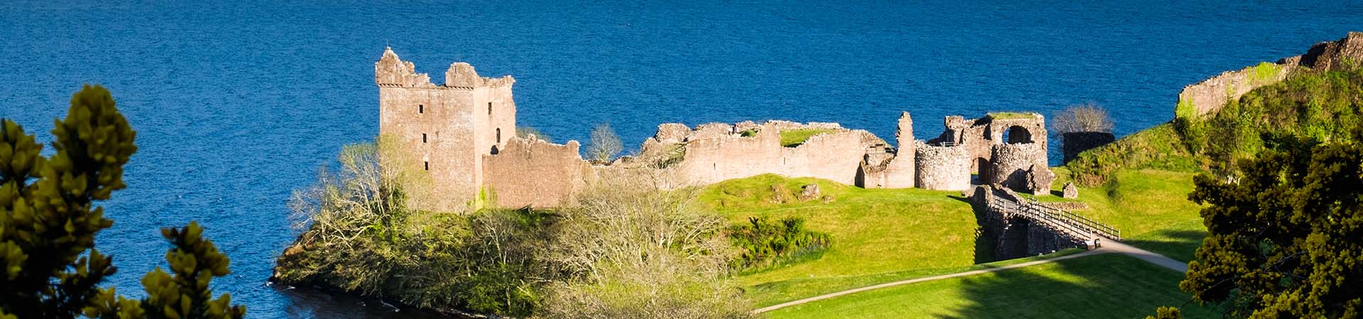 Castle Urquhart by Loch Ness
