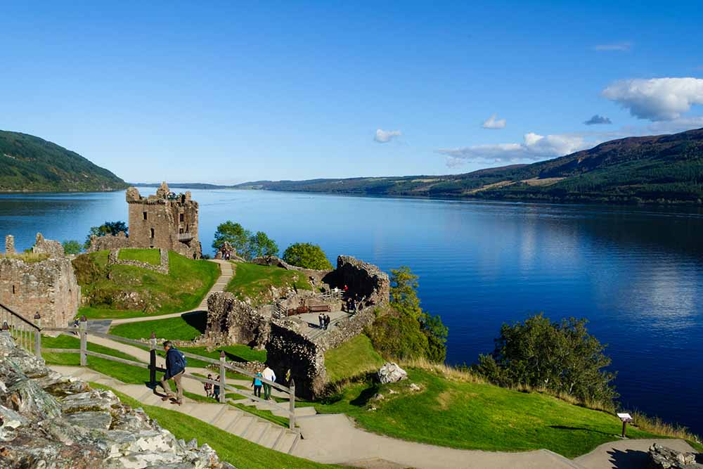 a view over Loch Ness